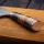 "ONYX" Hackmesser Damastmesser mit 67 Lagen 19,0 cm lange Klinge Griff aus Ahorn-Wurzelholz mit Verbundharz