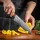 "JADE" Santoku Chefmesser Damastmesser mit 67 Lagen 17,7 cm lange Klinge Griff aus Harz-Acryl