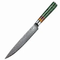 "JADE" Tranchiermesser Damastmesser mit 67...