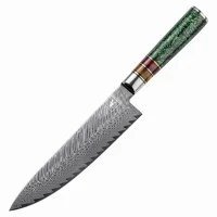 "JADE" Gyuto Chefmesser Damastmesser mit 67...