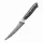 "OBSIDIAN" Steakmesser Damastmesser mit 67 Lagen 11,5 cm lange Klinge Griff aus Kohlefaser