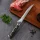 "OBSIDIAN" Ausbeinmesser Damastmesser mit 67 Lagen 14,5 cm lange Klinge Griff aus Kohlefaser