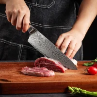 "OBSIDIAN" Chefmesser Damastmesser mit 67 Lagen...