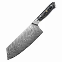 "OBSIDIAN" Chai Dao Damastmesser mit 67 Lagen...