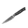 Schälmesser VULCAN Damastmesser mit 67 Lagen 9,7 cm lange Klinge Griff aus G10