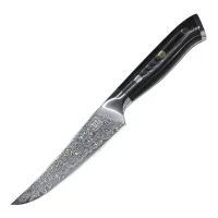 Steakmesser VULCAN Damastmesser mit 67 Lagen 12,4 cm...