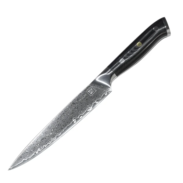 Officemesser VULCAN Damastmesser mit 67 Lagen 15,2 cm lange Klinge Griff aus G10