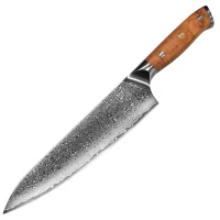Chefmesser CAELUM Damastmesser mit 67 Lagen 21,3 cm lange...