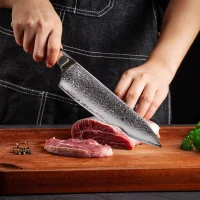 Chefmesser CAELUM Damastmesser mit 67 Lagen 21,3 cm lange...