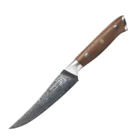 Steakmesser VEYRON Damastmesser mit 67 Lagen 12,4 cm...