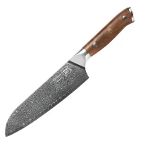 Santoku VEYRON Damastmesser mit 67 Lagen 18 cm lange...